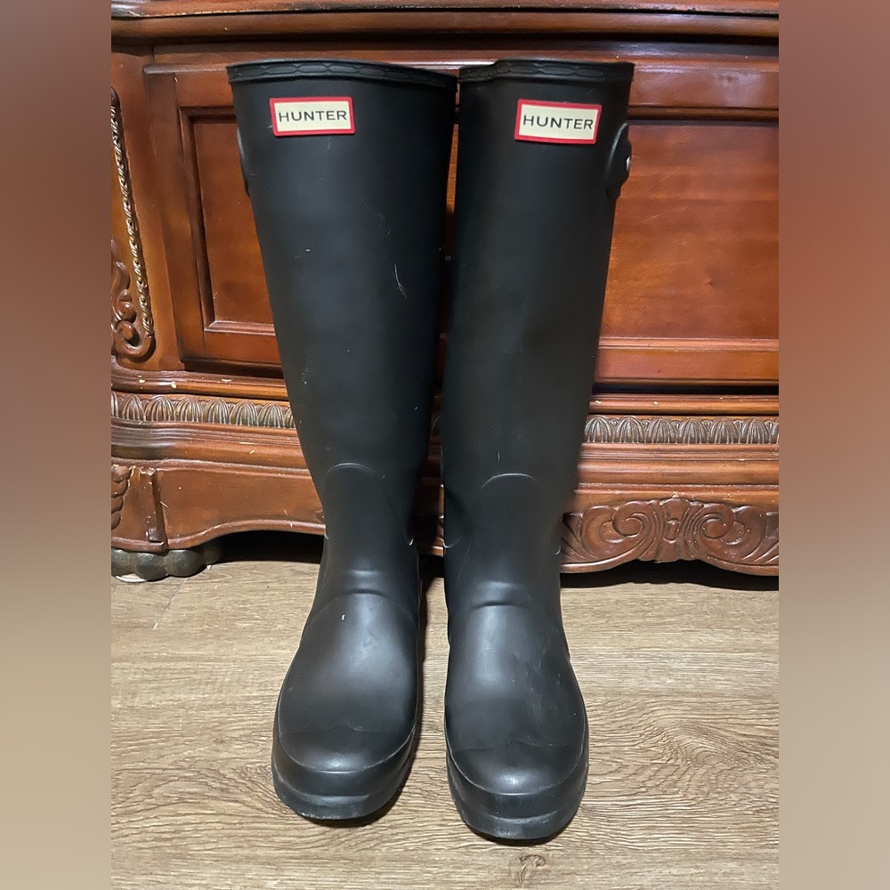 Hunter Black Rain Boots